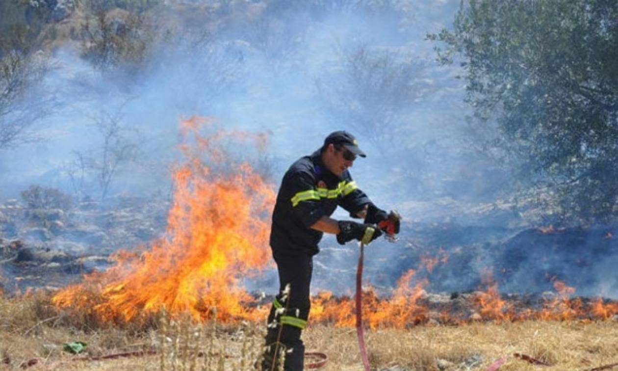 Μάχη με τις φλόγες δίνουν οι πυροσβέστες σε Αυλώνα, Κορινθία, Ηλεία, και Κρήτη