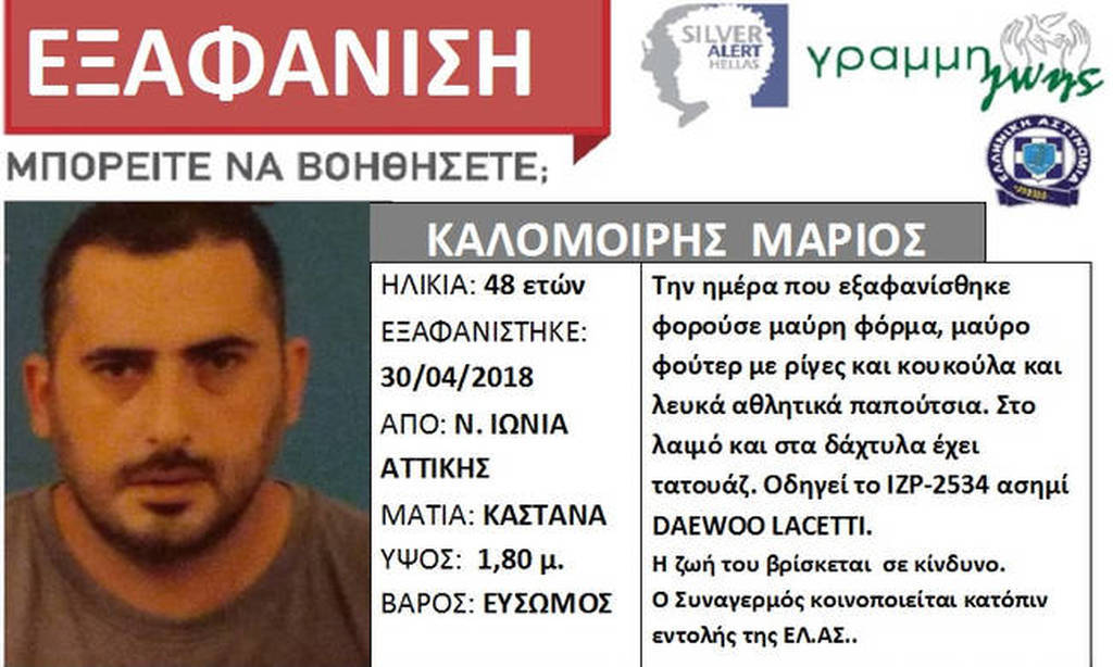 Νεκρός ο Μάριος - Τραγικός επίλογος στο θρίλερ της Νέας Ιωνίας