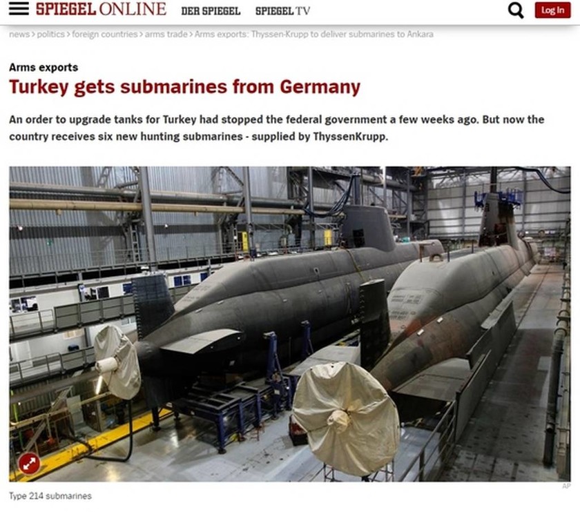 Δήλωση - βόμβα: «Η Τουρκία θα χτυπήσει την Ελλάδα ή την Κύπρο με γερμανικά υποβρύχια»