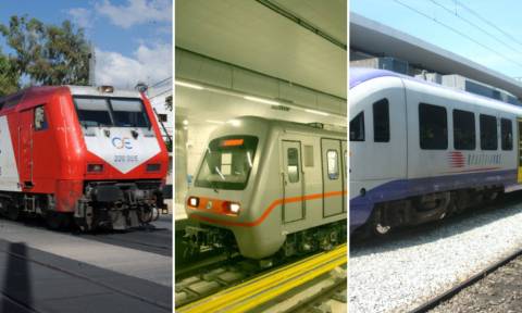 Στάση εργασίας σε Μετρό, προαστιακό και τρένα: Δείτε πότε θα μείνουν ακινητοποιημένα