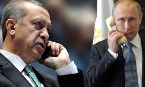 Έκτακτη τηλεφωνική επικοινωνία Πούτιν - Ερντογάν