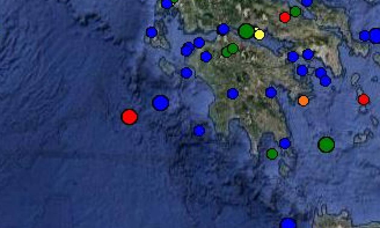 Σεισμός ανοικτά της Ζακύνθου