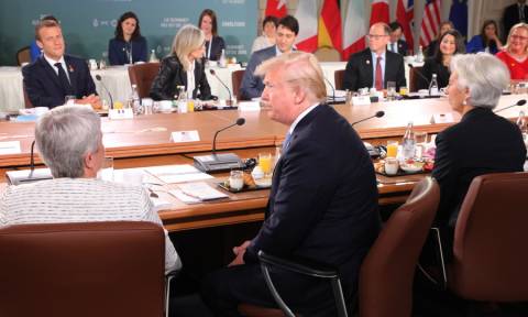 G7: Πυρετώδεις διαπραγματεύσεις για κοινό ανακοινωθέν - Πού τα βρήκαν, πού διαφωνούν (Pics)