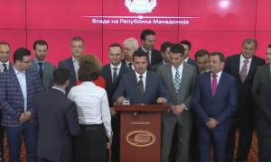 Ζάεφ: Δημοψήφισμα και έκκληση για στήριξη του «Βόρεια Μακεδονία» (video)