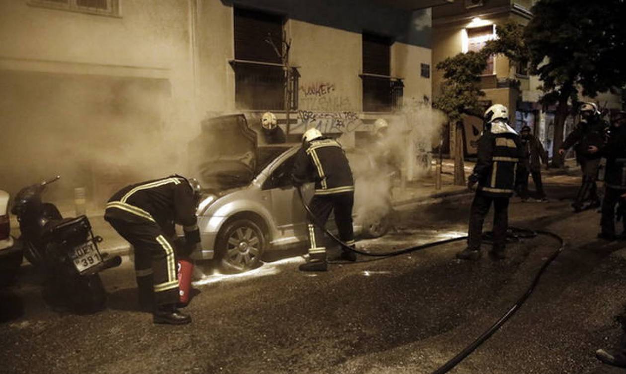 Φωτιές σε οχήματα ιδιωτικής εταιρίας σε τέσσερα σημεία της Αττικής