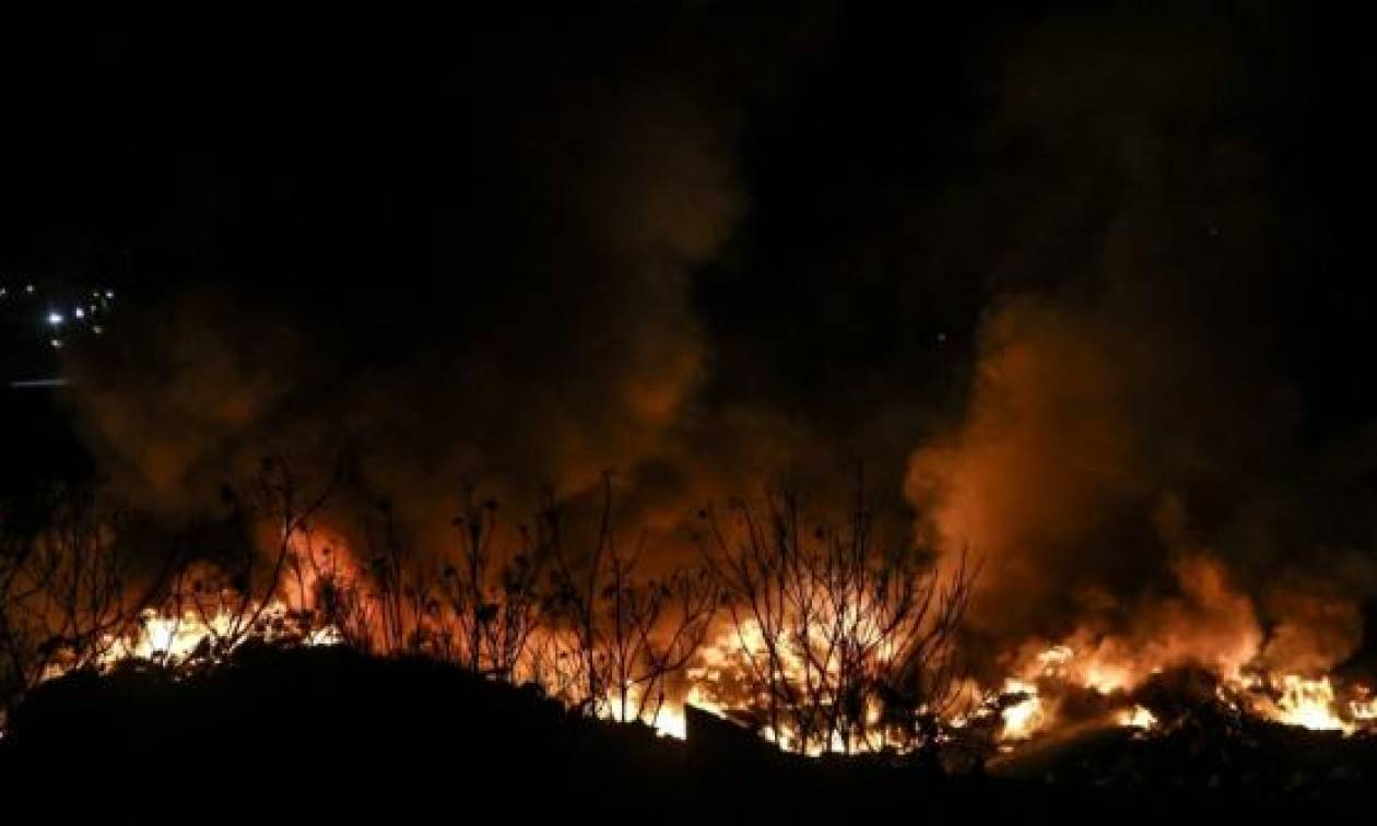 Φωτιά ΤΩΡΑ στη Μονεμβασιά Λακωνίας