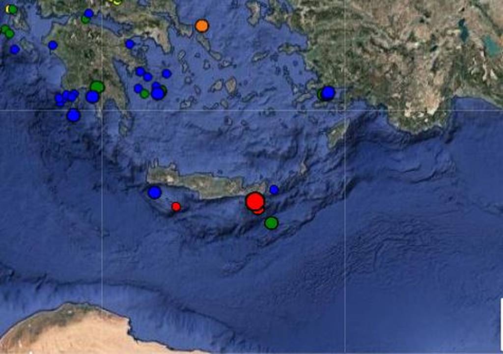 ΕΚΤΑΚΤΟ: Ισχυρός σεισμός ΤΩΡΑ στην Κρήτη 