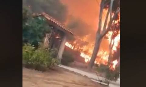 Φωτιά Μάτι: Αυτός είναι ο άνδρας που τράβηξε το σοκαριστικό βίντεο όταν η φωτιά κύκλωσε το σπίτι του