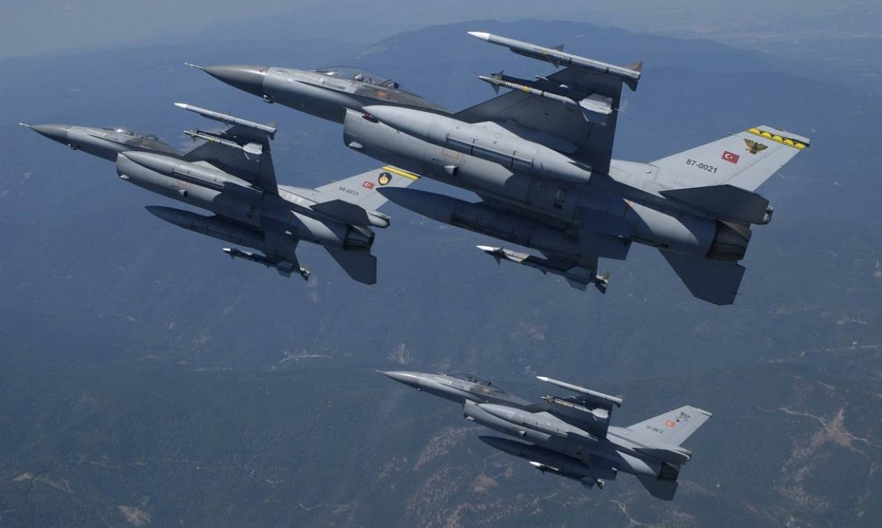 «Κυνηγητό» ξανά στο Αιγαίο: Οπλισμένα τουρκικά μαχητικά καταδιώχθηκαν από Έλληνες πιλότους
