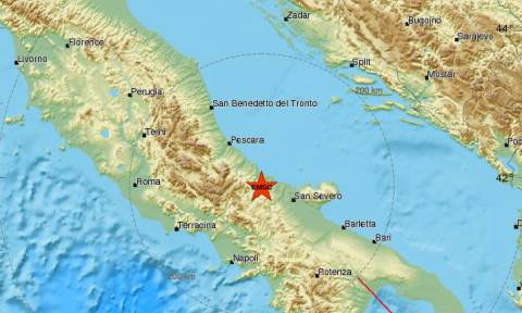 Νέος ισχυρός σεισμός χτύπησε την Ιταλία