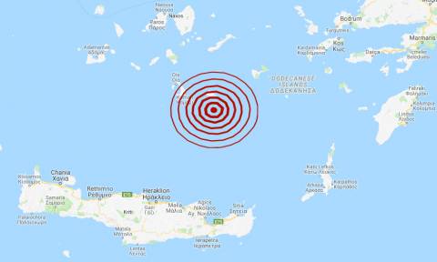 Σεισμός κοντά στην Ανάφη (pics)