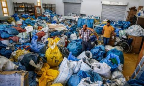 Αδιανόητο: Το Ισραήλ μπλόκαρε 10,5 τόνους αλληλογραφίας προς τη Γάζα επί οχτώ χρόνια (Pics+Vids)