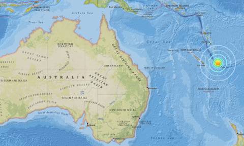 Ισχυρός σεισμός 7,1 Ρίχτερ κοντά στη Νέα Καληδονία - δεν υπάρχει κίνδυνος για τσουνάμι