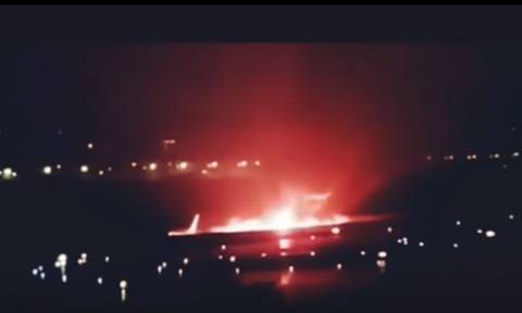 Σότσι: Η δραματική διάσωση των επιβατών από το φλεγόμενο αεροπλάνο - 18 τραυματίες (vids)