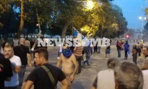 Αποπνικτική η ατμόσφαιρα στη Θεσσαλονίκη: Επεισόδια και χημικά στα συλλαλητήρια (Pics&vid)