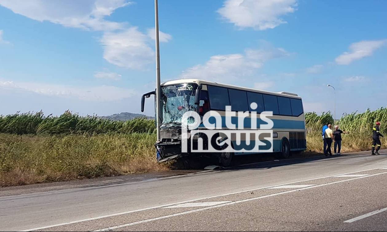 Θανατηφόρο τροχαίο με ΚΤΕΛ στην Ε. Ο. Πάτρας - Πύργου (ΠΡΟΣΟΧΗ ΣΚΛΗΡΕΣ ΕΙΚΟΝΕΣ)