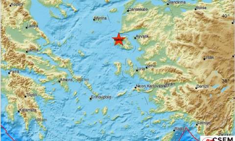 Σεισμός 4 Ρίχτερ στη Μυτιλήνη