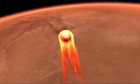 Η ανθρωπότητα γράφει ξανά ιστορία: Το διαστημόπλοιο InSight της NASA προσεδαφίστηκε στον Άρη (Vids)