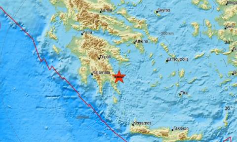 Σεισμός ανατολικά της Λακωνίας - Αισθητός σε αρκετές περιοχές (pics)