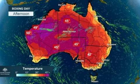 «Έλιωσαν» τα θερμόμετρα στην Αυστραλία: Ο υδράργυρος έδειξε 50 βαθμούς και ο καύσωνας συνεχίζεται