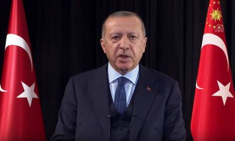 Ανεκδιήγητος ο Ερντογάν: Δείτε τι εξωφρενικό είπε στο μήνυμά του προς τους Τούρκους για το 2019