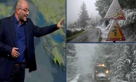 Καιρός: Ερχονται δύο χιονιάδες... Η νέα ενημέρωση του Σάκη Αρναούτογλου για Αττική και Θεσσαλονίκη