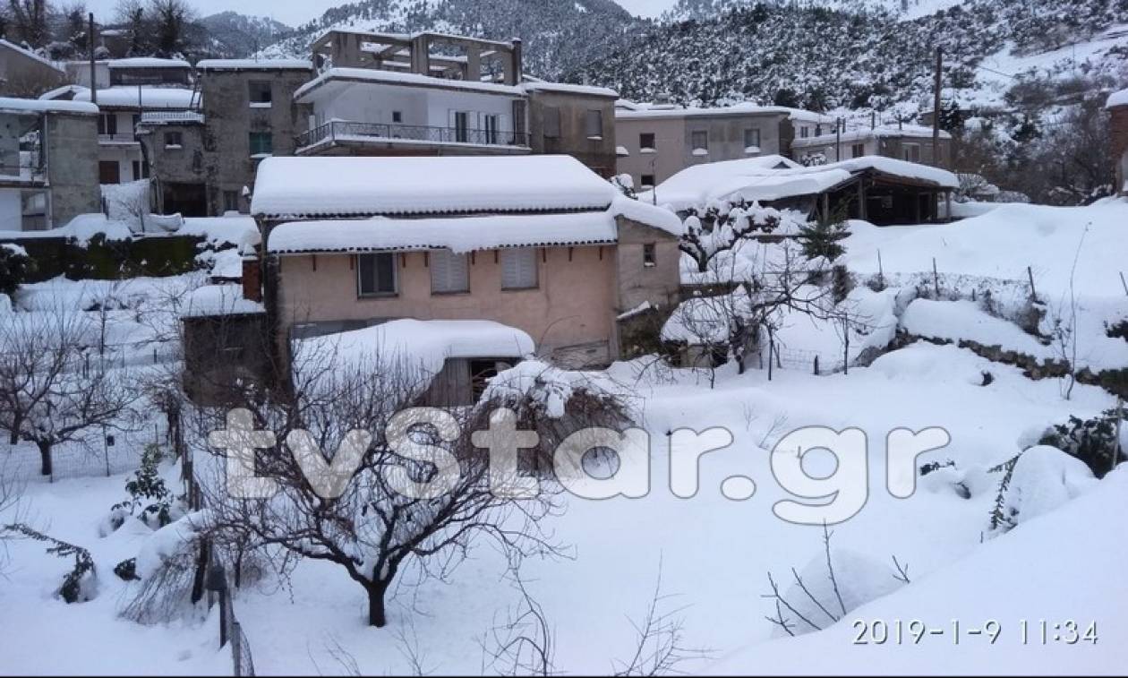 Εφιαλτικές στιγμές για 72χρονο: Πέθανε αβοήθητος σε χωριό αποκλεισμένο από τα χιόνια (Pics)