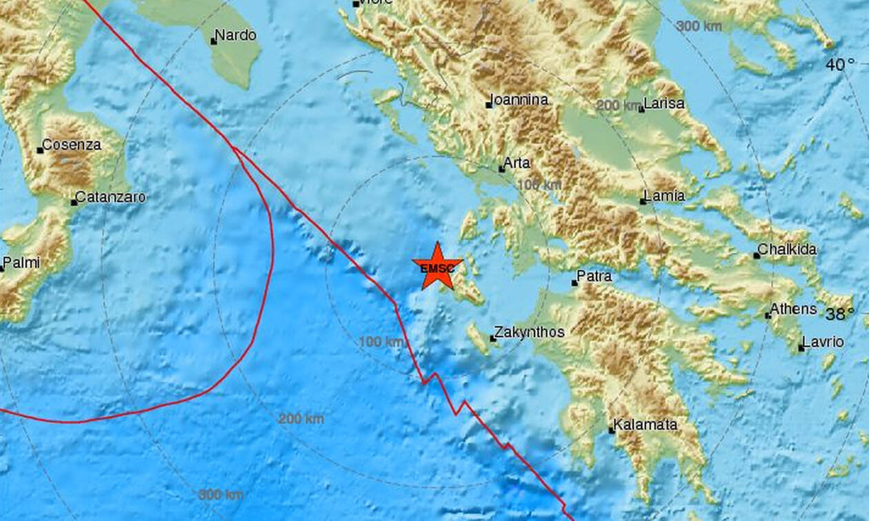 Διπλή σεισμική δόνηση σε Κεφαλονιά και Πρέβεζα (pics)