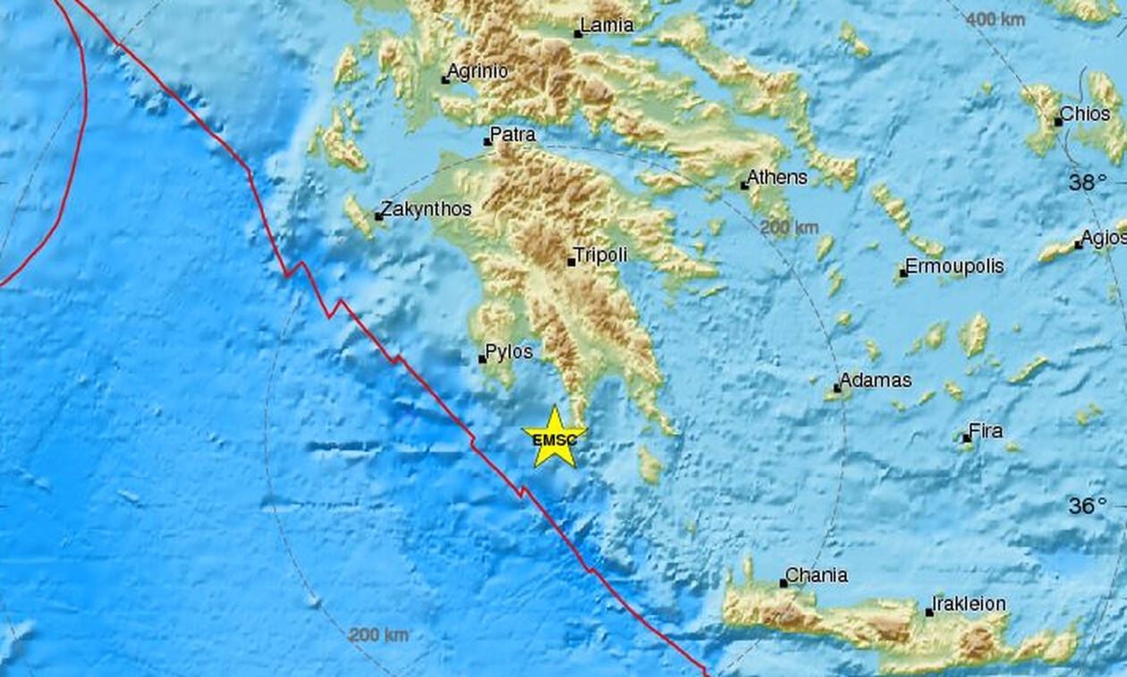 Σεισμός κοντά στη Λακωνία - Αισθητός στη Μάνη (pics)