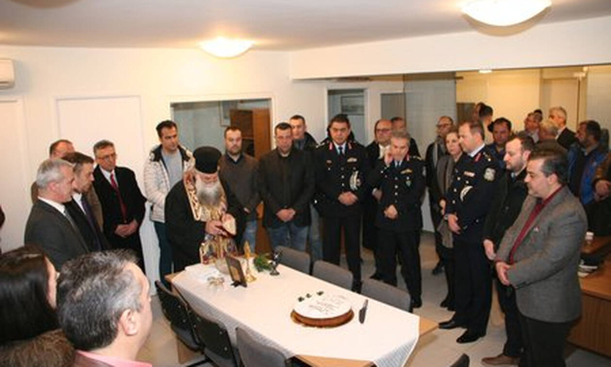 Αγιασμός και κοπή πρωτοχρονιάτικης πίτας στα νέα γραφεία της Ένωσης Αστυνομικών Υπαλλήλων Αθηνών