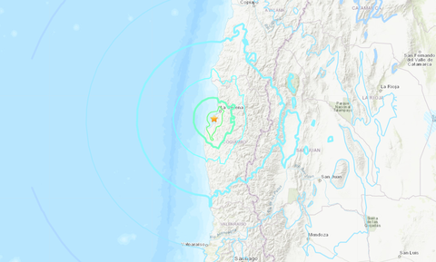 Fort tremblement de terre 6.7 Richter au Chili - Le tsunami ne menace pas