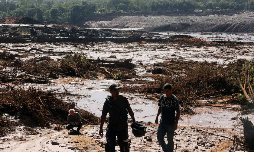 Βραζιλία: Τουλάχιστον 34 οι νεκροί και 300 αγνοούμενοι από την κατάρρευση του φράγματος  