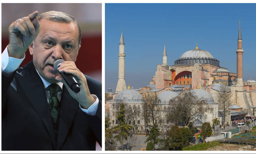 Απίστευτη πρόκληση Ερντογάν: «Η Αγιά Σοφιά μπορεί να γίνει τζαμί»
