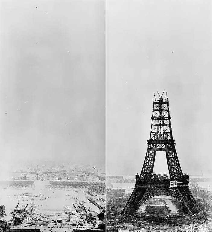 Σπάνιες φωτογραφίες: Έτσι φτιάχτηκε ο πύργος του Άιφελ 