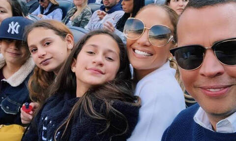 Jennifer Lopez & Alex Rodriguez στους Yankees με τα παιδιά τους