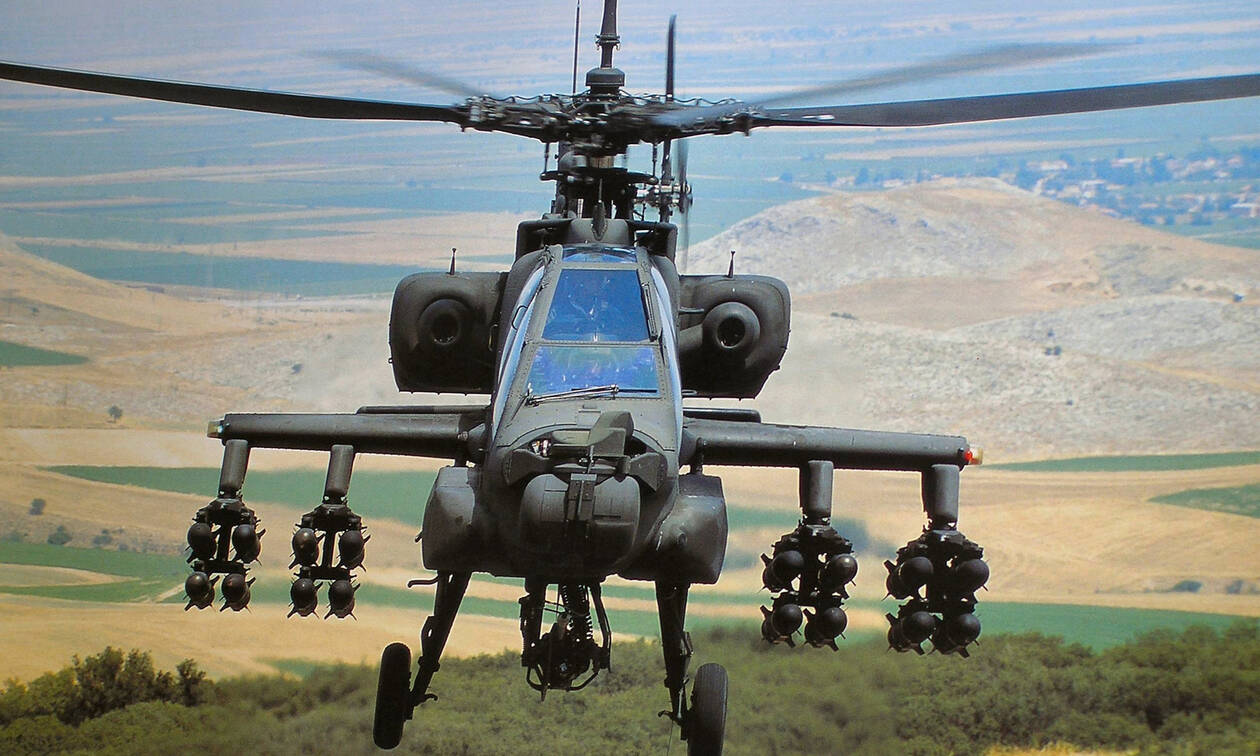 Αναγκαστική προσγείωση ελικοπτέρου «Apache» στα Φάρσαλα