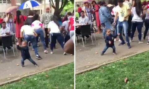 Απολαυστικό: 2χρονος χορευτής τα… σπάει σε rave party! (video)