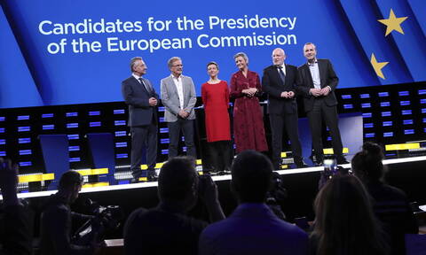Με... Ελλάδα η τηλεμαχία των υποψήφιων για την προεδρία της Ευρωπαϊκής Επιτροπής (vid)