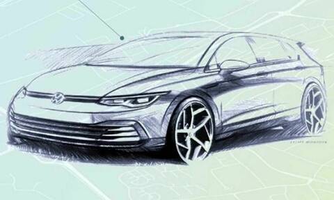 Νέο VW Golf: Δείτε επίσημο σκίτσο και την πρώτη εικόνα από το εντυπωσιακό ταμπλό του