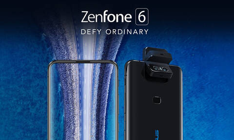 Zenfone 6: Αυτή είναι η πρόταση της ASUS στα smartphones με περιστρεφόμενη φωτογραφική μηχανή 48MP