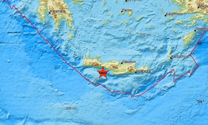 Σεισμός ΤΩΡΑ στην Κρήτη - Αισθητός σε πολλές περιοχές (pics)