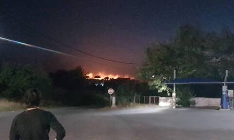 Φωτιά στη Σαμοθράκη: Ολονύχτια μάχη με τις φλόγες και τα μποφόρ