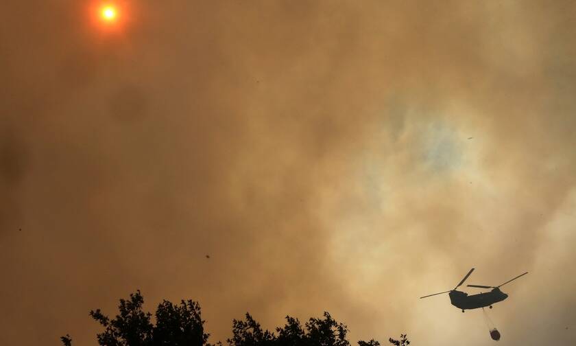 Φωτιά Εύβοια: Αντιπυρικές ζώνες για να περιοριστούν τα μέτωπα της πυρκαγιάς 