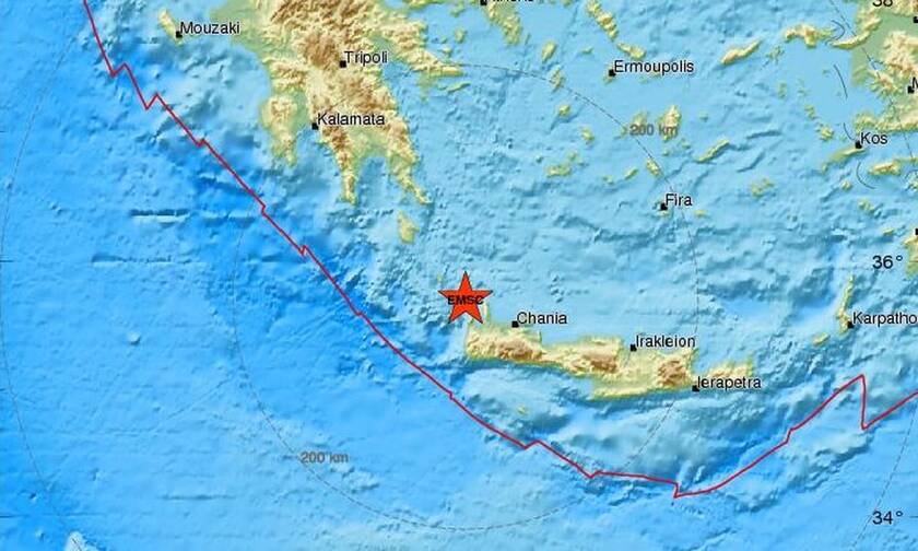 Σεισμός δυτικά των Χανίων - Αισθητός σε πολλές περιοχές (pics)
