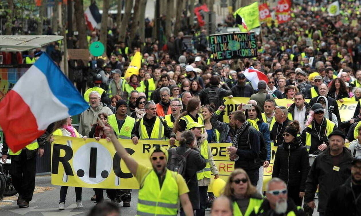 Γαλλία: Πάνω από 100 συλλήψεις διαδηλωτών των «κίτρινων γιλέκων» στο Παρίσι