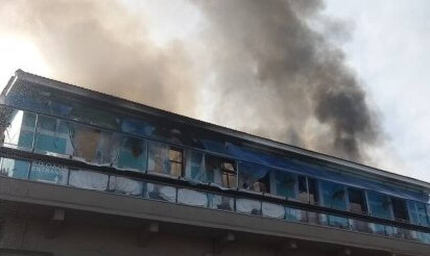 Χανιά: Καταστράφηκε ολοσχερώς καφετέρια από φωτιά 