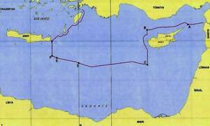 Πρόκληση άνευ προηγουμένου: Τουρκία και Λιβύη εξαφάνισαν το Καστελόριζο και «αγγίζουν» την Κρήτη
