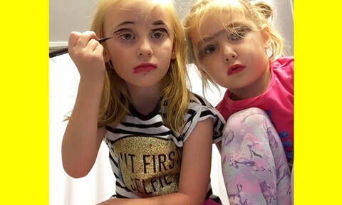 Όταν τα παιδιά γίνονται make up artists (vid)