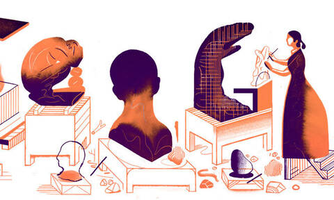 Camille Claudel: H Google τιμά με doodle την Γαλλίδα γλύπτρια