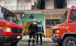 Έσβησε η φωτιά σε διαμέρισμα στο κέντρο της Θεσσαλονίκης (vid)